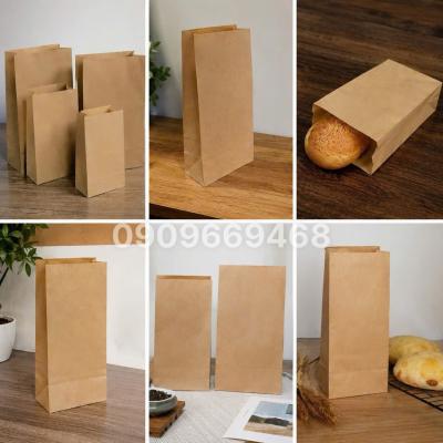 TÚI GIẤY KRAFT ĐỰNG BÁNH MÌ, BÁNH NGỌT CHO TIỆM BAKERY